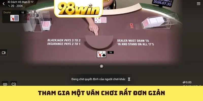 Tham gia một ván chơi rất đơn giản