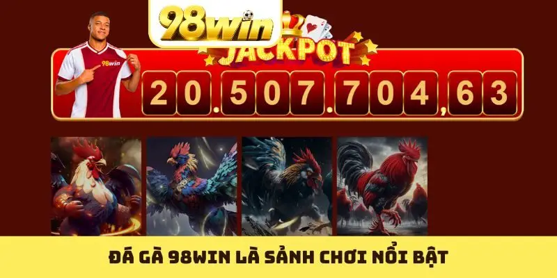 Đá gà 98WIN là sảnh chơi nổi bật